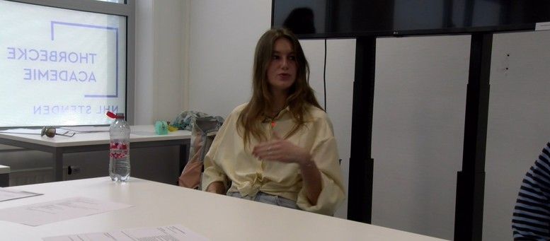 Trainingssituatie tijdens een discussie